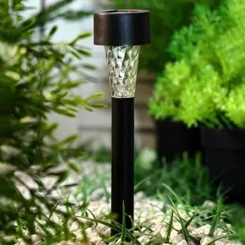 Садовый светильник «Трапеция», уличный, на солнечной батарее, 4.5304.5 см, 1 LED, свечение мульти