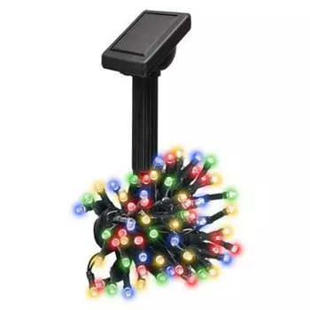 Садовый светодиодный светильник ФАZА, SLR-G01-50M, гирлянда 50LED, солнечная батарея