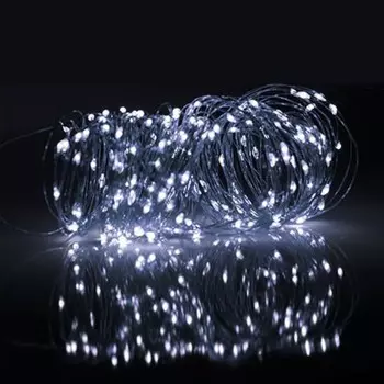 Садовый светодиодный светильник ФАZА, SLR-G03-200W, нить, 200LED, солнечная батарея