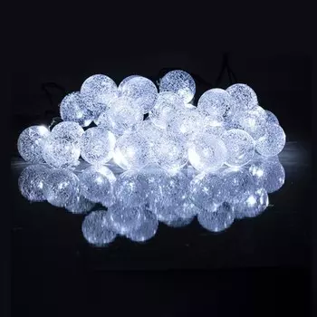 Садовый светодиодный светильник ФАZА, SLR-G05-30W, шарики, солнечная батарея