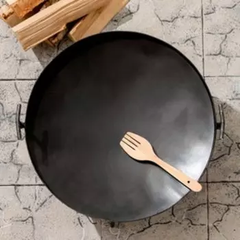 Садж сковорода с ручками, 50 см, лопатка в комплекте