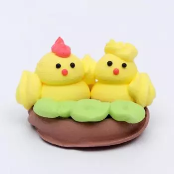 Сахарная фигурка "Цыплята в гнезде", пасха