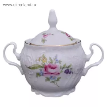 Сахарница Bernadotte, декор «Мейсенский букет», 300 мл