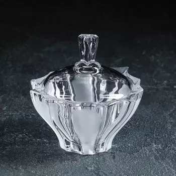 Сахарница «Цирк», 200 мл, 11×11×12,5 см, с крышкой