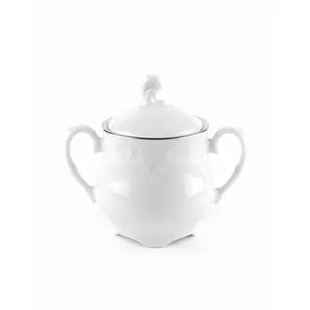 Сахарница Cmielow Rococo «Отводка платина», 250 мл