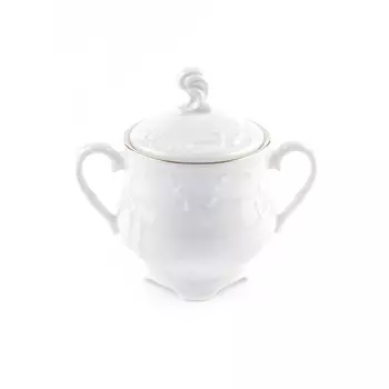 Сахарница Cmielow Rococo «Золотая отводка», 400 мл