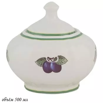 Сахарница Lenardi «Фруктовый Сад», 500 мл