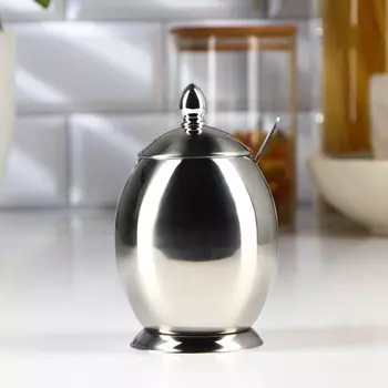 Сахарница из нержавеющей стали «Эгги», 360 мл, 7,513 см