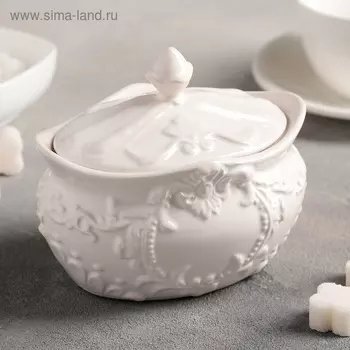 Сахарница «Винтаж», 300 мл, керамика, белая