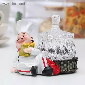 Сахарница стеклянная «Повар», 150 мл, 15×12×13 см