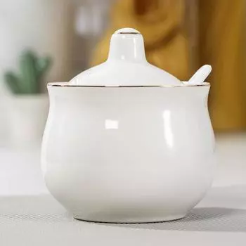Сахарница с ложкой «Бланш»