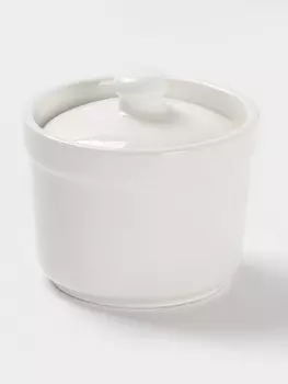 Сахарница Доляна White Label, 109.5 см, фарфор, белая