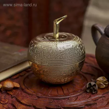 Сахарница "Яблочко узорное" 10,5х10,5х13,5 см