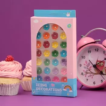 Сахарные фигурки "Цветочки"