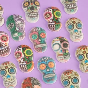 Сахарные фигурки «Калавера», 34 х 25 мм, 15 шт, 34 г