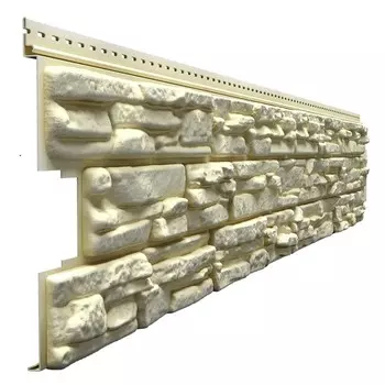 Сайдинг под камень DCKE LUX ROCKY, 1780280 мм, цвет кешью