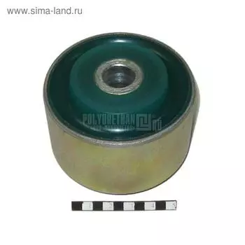 Сайлентблок большой тяги Панара (к мосту) задней подвески запрессованный, 2-06-0221