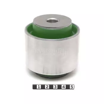 Сайлентблок продольного рычага к кузову задней подвески (запрессованный), 12-06-20861, зеленый 545