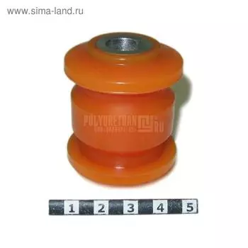 Сайлентблок верхней поперечной тяги задней подвески "бумеранг" (к кузову) без наружной арматуры, 3-0
