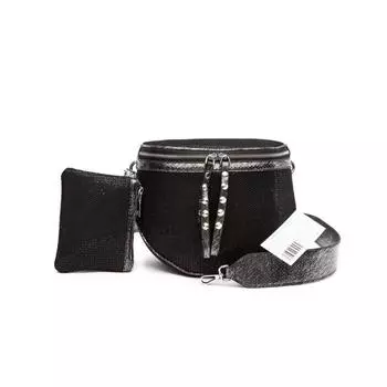 Саквояж, отдел на молнии, цвет чёрный