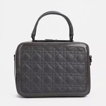 Сумка женская саквояж на молнии, 241120 см, серая