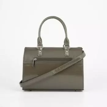 Саквояж на молнии, цвет зелёный