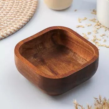 Салатница деревянная, 14145,8 см, тропическая акация