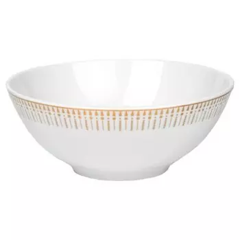 Салатник 17 см, Yvonne, декор «Золотые ромбы»