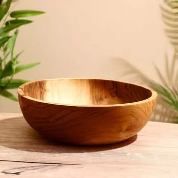 Салатник, 25257 см, тиковое дерево