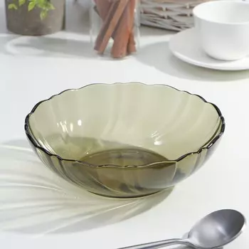 Салатник Alta Marea, d=20 см, стеклянный, дымка