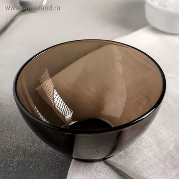 Салатник Luminarc «Амбьянте», 350 мл, d=12 см, стекло, коричневый