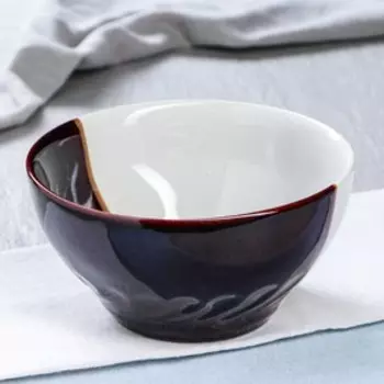 Салатник "Бело-коричневый", 0.8 л