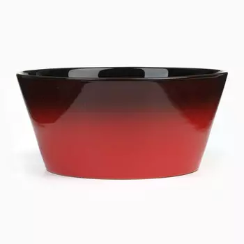 Салатник Борисовская керамика «Красная», 1,2 л, 8,518 см, красный