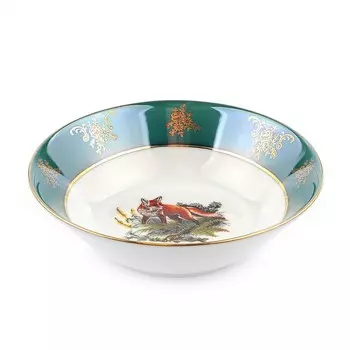 Салатник Cmielow Астра «Охота зелёная», d=15 см