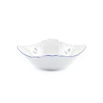 Салатник Cmielow Rococo «Гуси», длина 24 см