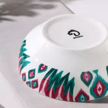 Салатник фарфоровый Доляна Askm, 600 мл, d=15,5 см