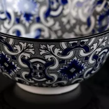 Салатник Доляна «Дайра», 350 мл, d=12.5 см, керамика, серый