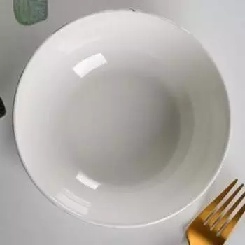 Салатник Доляна «Марокко», 370 мл, цвет белый