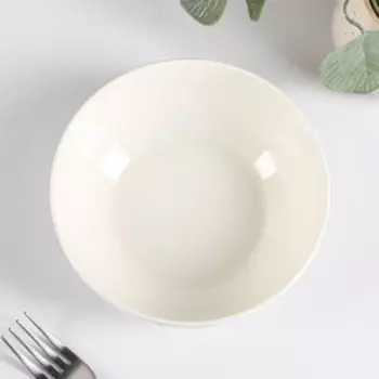 Салатник Доляна «Весенний вечер», 600 мл, d=15.5 см, белый