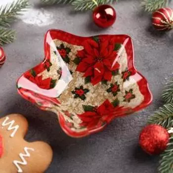 Салатник Доляна «Звезда», 13,3×3,6 см