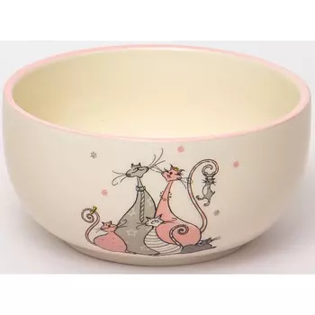 Салатник Elrington «Кошки», 610 мл, d=14 см