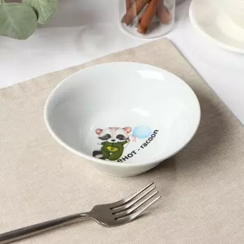 Салатник «Енот», 360 мл, фарфор