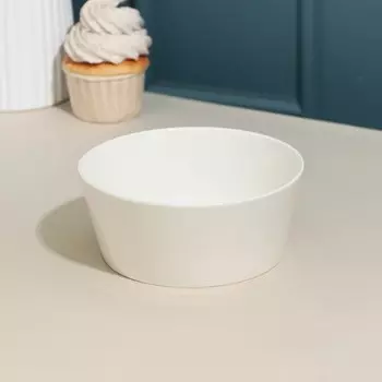 Салатник фарфоровый Sola, 650 мл, d=15 см, белый