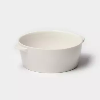 Салатник Magistro Whitewarm, 700 мл, 18156 см, фарфор, белый