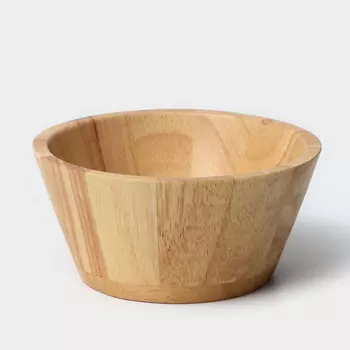 Тарелка - салатник деревянный круглый, 157 см, гевея