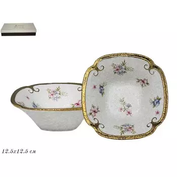 Салатник квадратный Lenardi, размер 12.5х 12.5 см