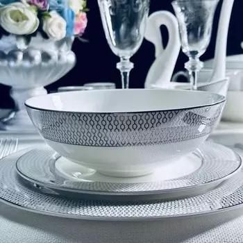 Салатник Lenardi «Севилья Серебро», d=18 см