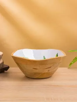 Салатник «Лимоны», 232310.5 см, дерево манго