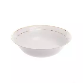 Салатник Louise, декор «Отводка золото», 25 см