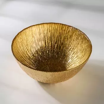 Салатник «Лунное сияние», d=15 см, цвет золотой